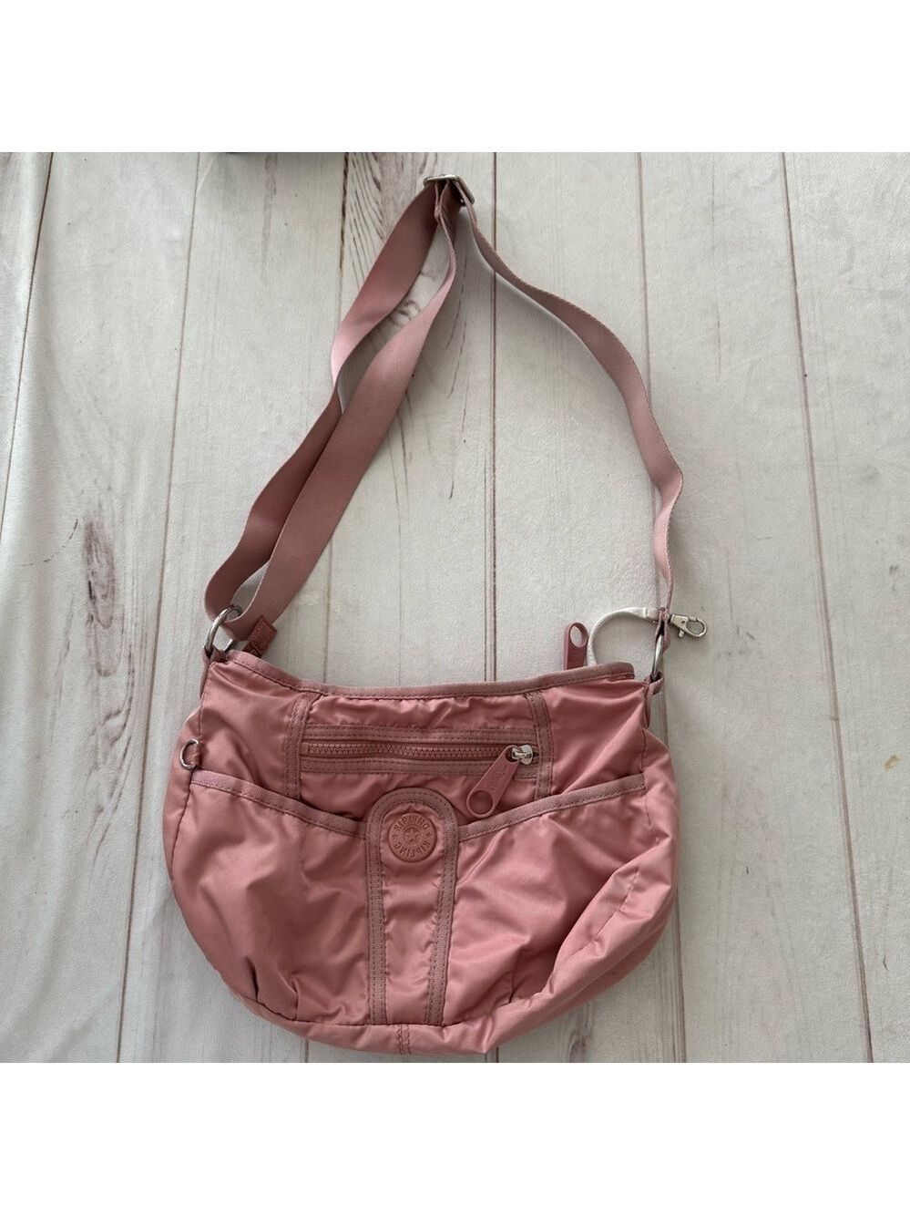 Kipling Dusty Rose Crossbody Bag Small lightweight Everyday Casual Purse Pink - Picture 16 of 16
